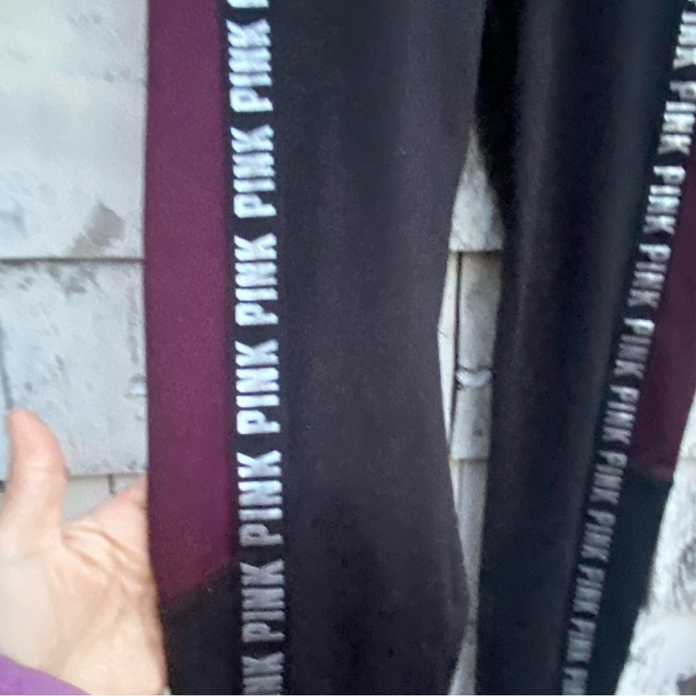 Pink Victoria Secret Cozy Sports Leggings - Picture 3 of 5